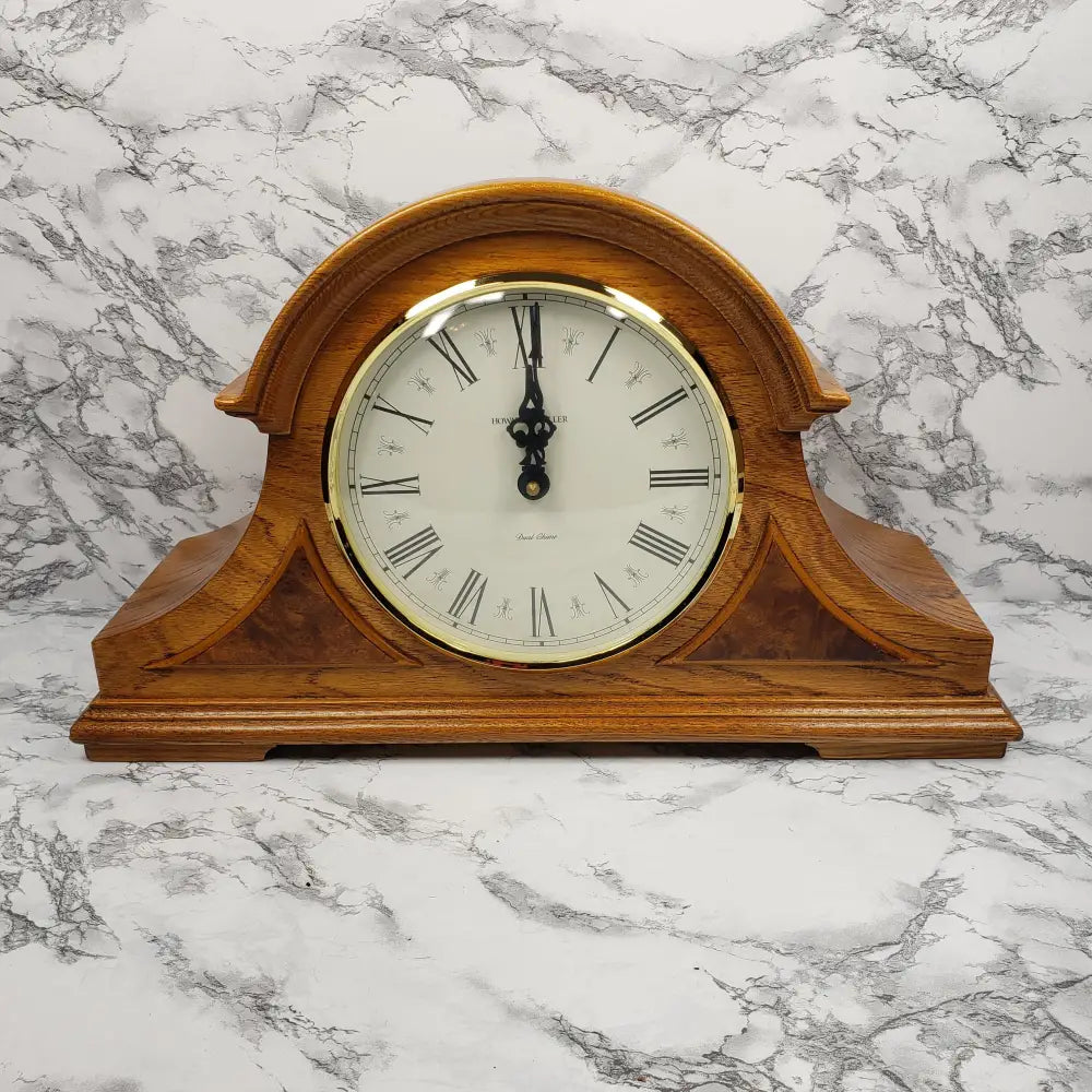 Mantel Clock, Retro Table Clock Silent Decorative Wood Chiming