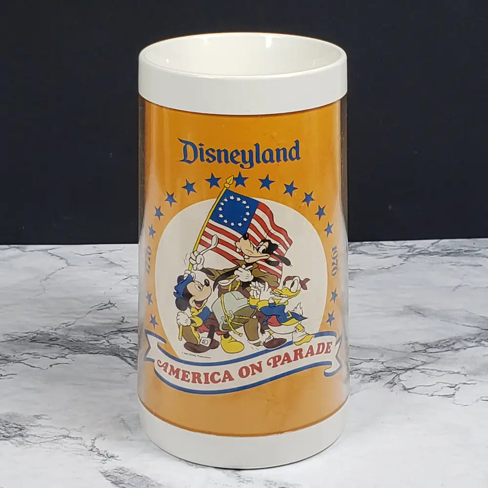 1976 Disneyland America On Parade Thermo-Serv Tumbler Vintage Collectibles