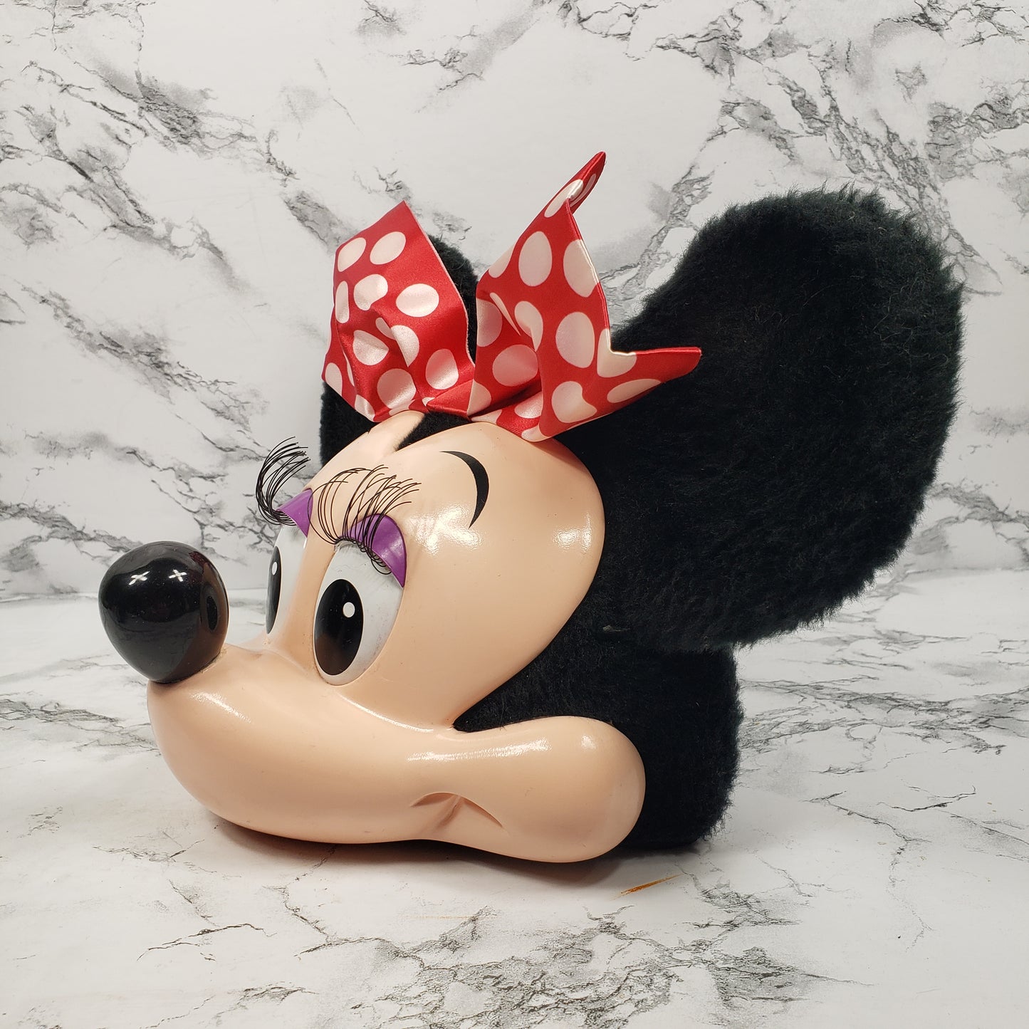 Disney Minnie Mouse Rubber Face Park Hat Vintage