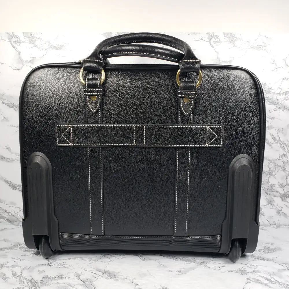 Clark and Mayfield Leather Hawthorn Travel Attache Laptop