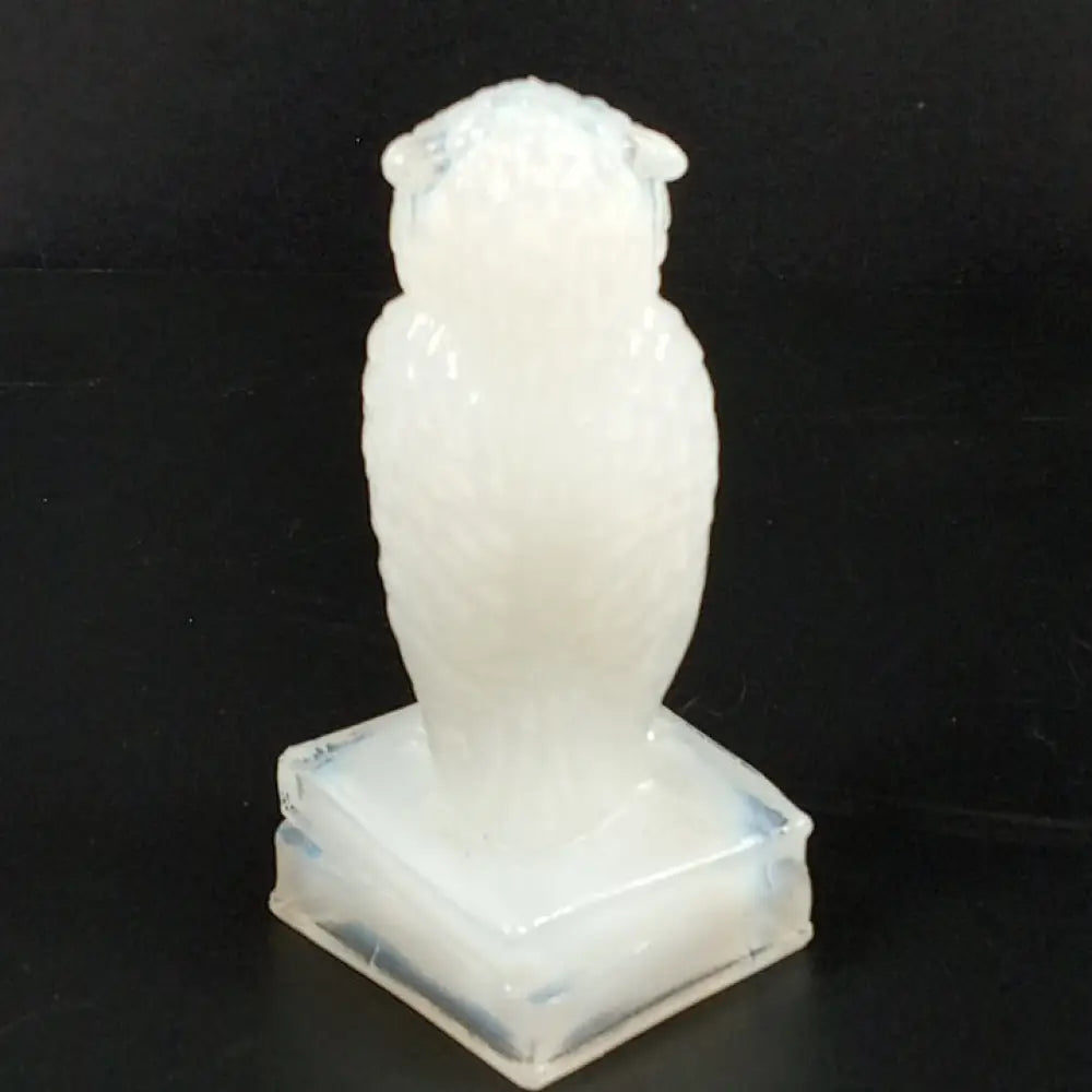 Degenhart Glass Wise Old Owl Paperweight Vintage Decor