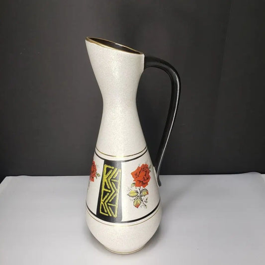 Dumbler & Breiden Water Pitcher Vase Hand Painted West