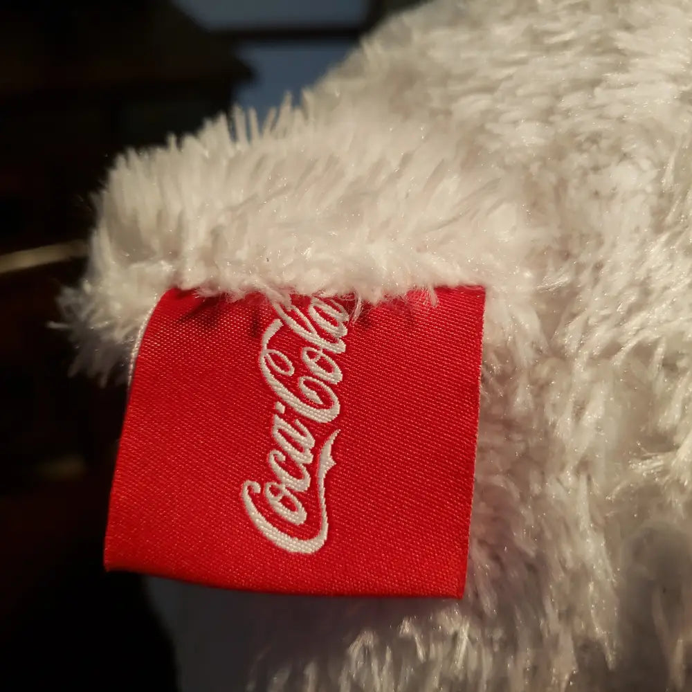 Giant 2015 Coca Cola Polar Bear Plush 31 Tall Mint Condition Decor