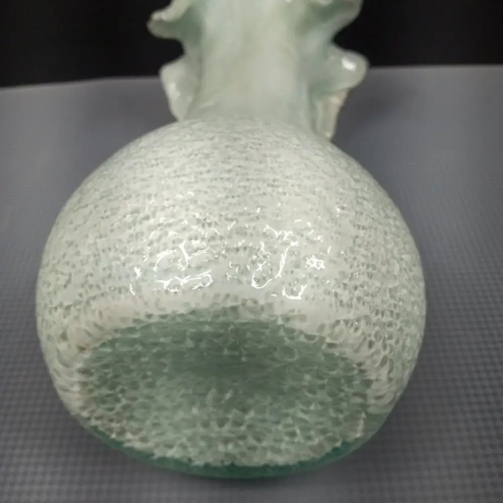 Handmade Blown Cased Glass Vase ( Vintage ) Decor