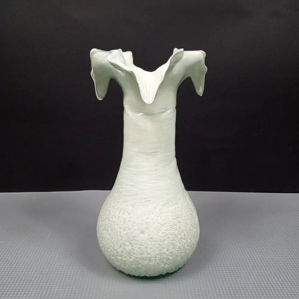 Handmade Blown Cased Glass Vase ( Vintage ) Decor