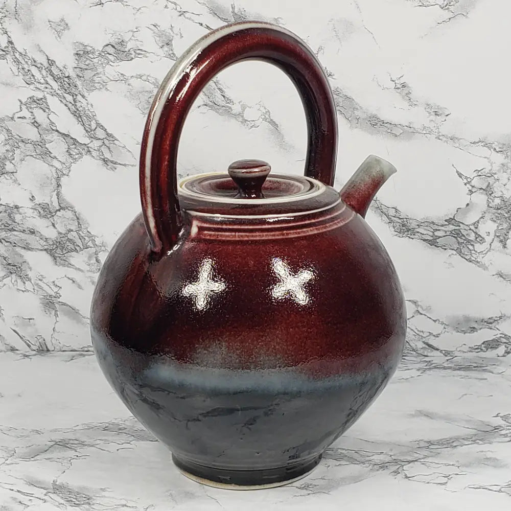 Handmade Teapot Stoneware Pottery Hope Vintage Kitchen & Dining