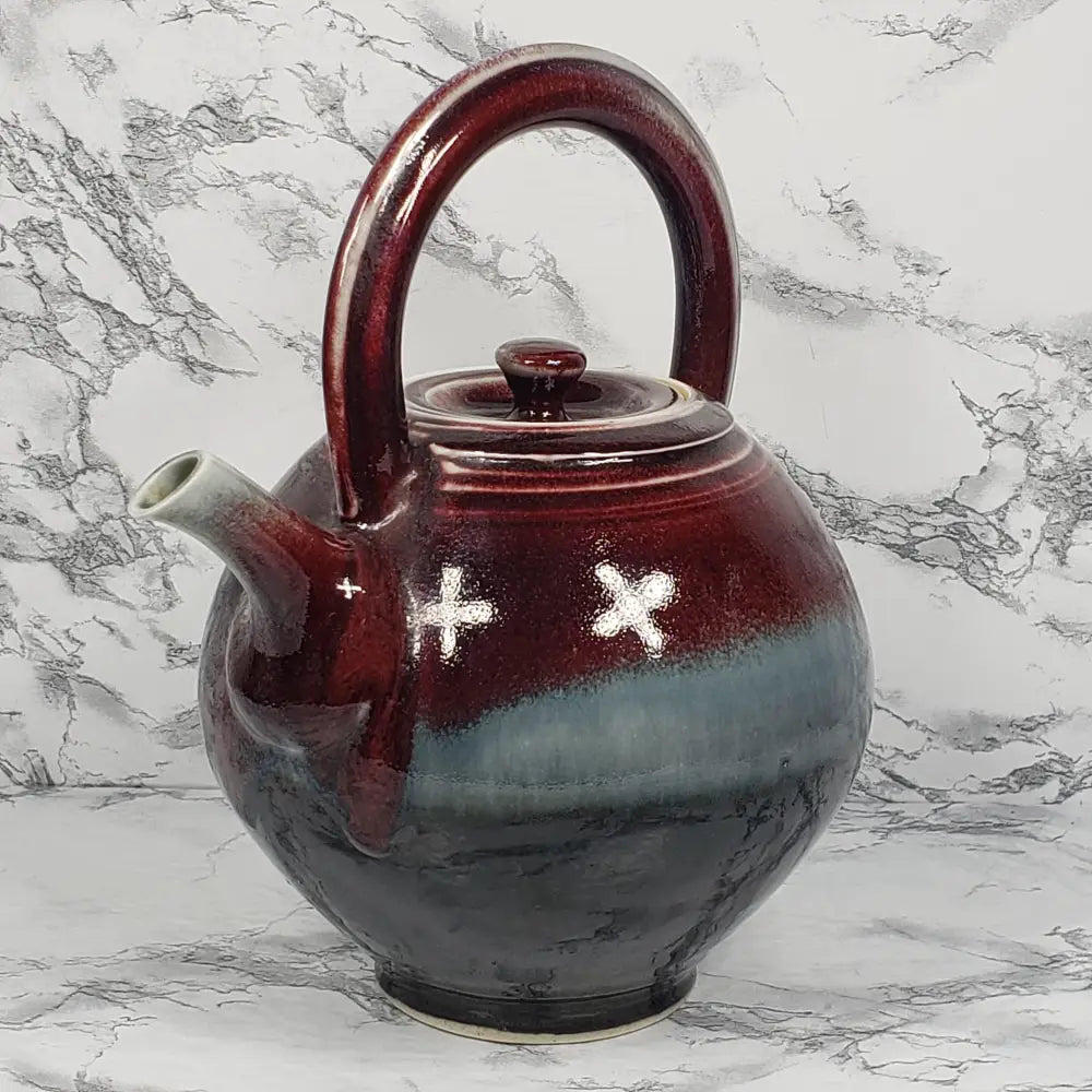 Handmade Teapot Stoneware Pottery Hope Vintage Kitchen & Dining