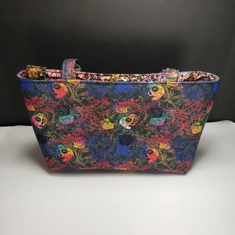 Day of The Dead Dia de los Muertos Handmade Handbag -