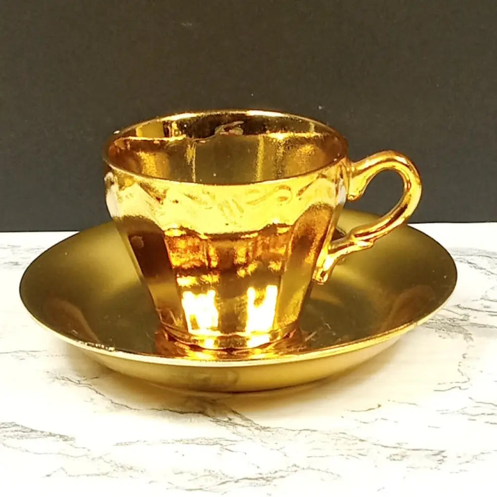 Japanese Gold Gilded Musical Tea Set Vintage