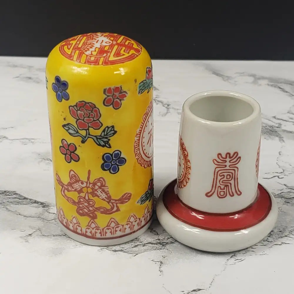 Jingdezhen Porcelain Toothpick Holder Decor