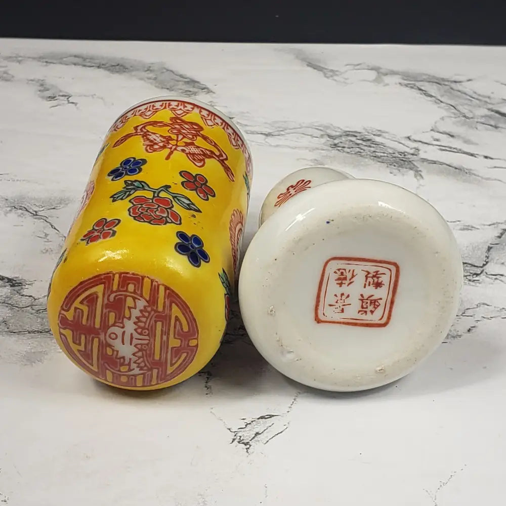 Jingdezhen Porcelain Toothpick Holder Decor