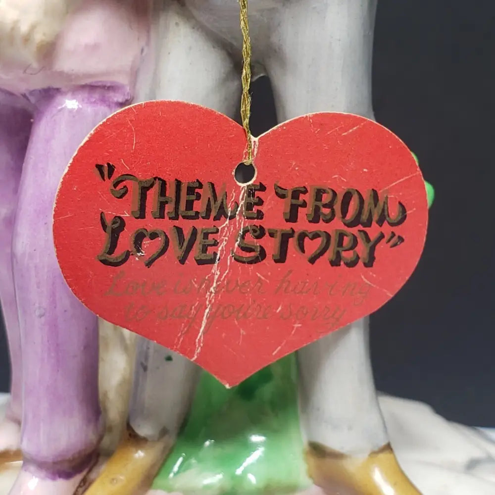 Love Story Musical Porcelain Figurine 1971 (Vintage) Decor