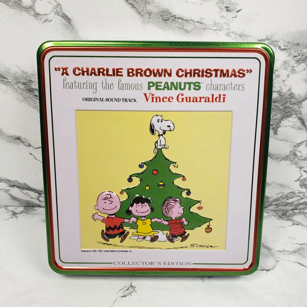 Peanuts Christmas 3 Cd Set In Collector Tin Decor