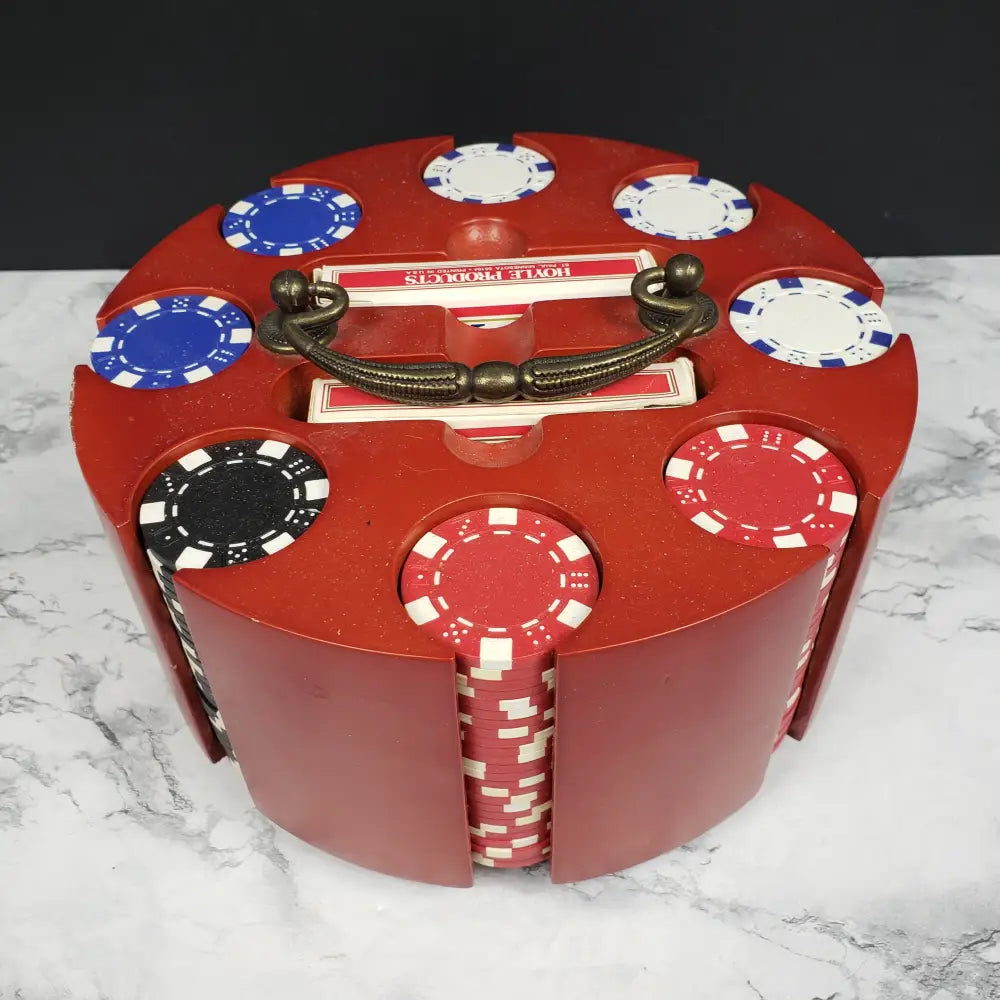 Poker Chip Carousel 200 Set Vintage Chips & Sets