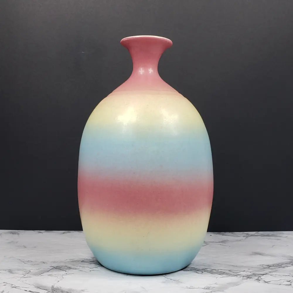 Vase Handmade Artist Signed Jt Dryden Pottery Vintage Decor