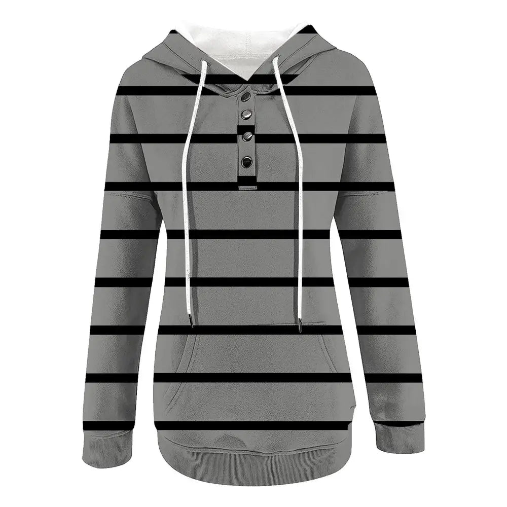 Womens Casual Hoodie Fall Fashion Pullover Tops Loose Drawstring Hooded Sweatshirts Comfy With